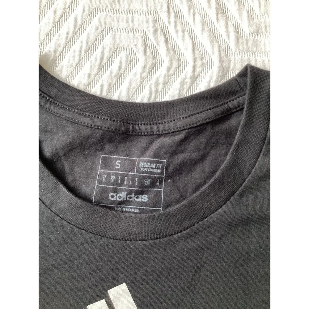 Adidas Wofford College Bulldogs T Shirt Mens‎ Size S Black Graphic Tee